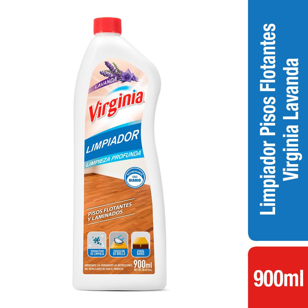 Virginia limpiador de lavanda piso flotante y laminado (botella 900 ml)