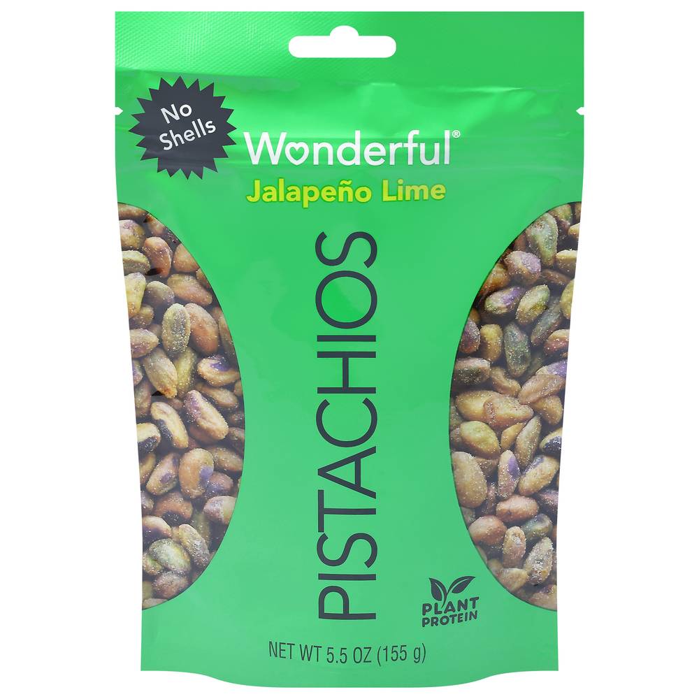 Wonderful No Shells Jalapeno Lime Pistachios