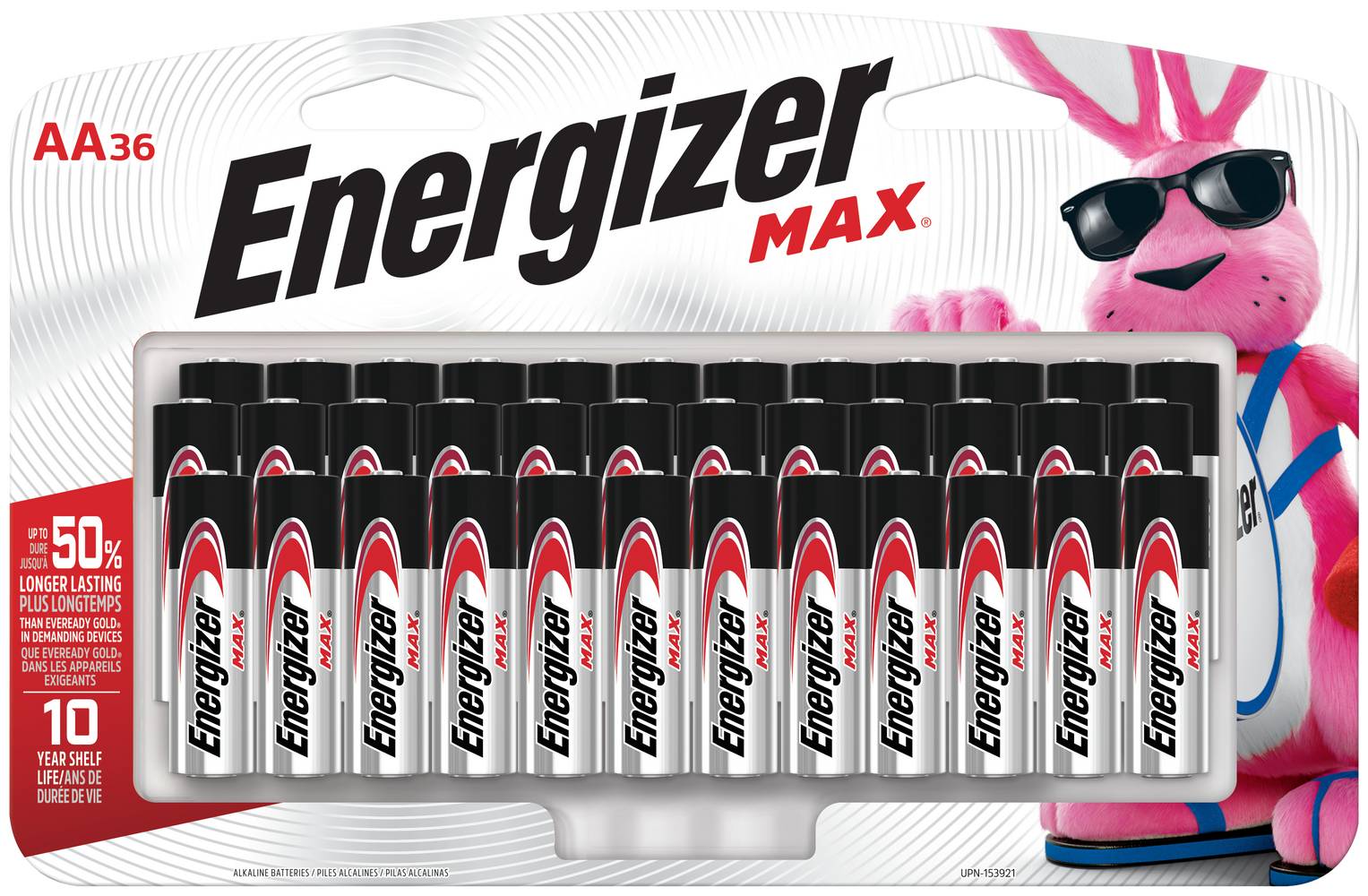 Energizer Max Aa Double Alkaline Batteries (36 ct)