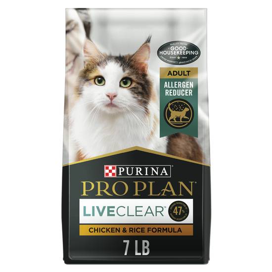 Purina Pro Plan Allergen Reducing High Protein Cat Food (chicken and rice formula)
