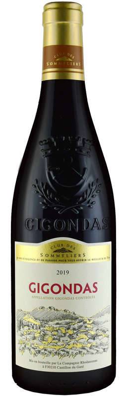 Club Des Sommeliers Gigondas - Vallée du Rhône - Vin rouge - 75cl
