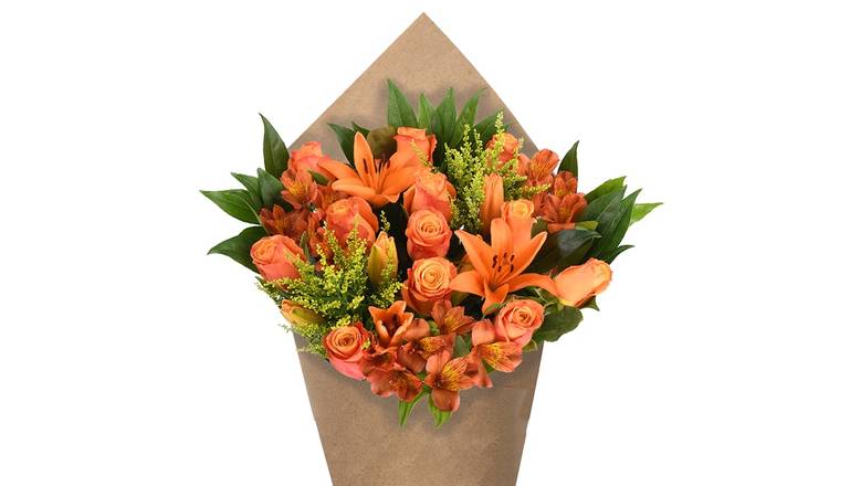 Bloom Haus™ 12 Plus Rose Bouquet - Orange