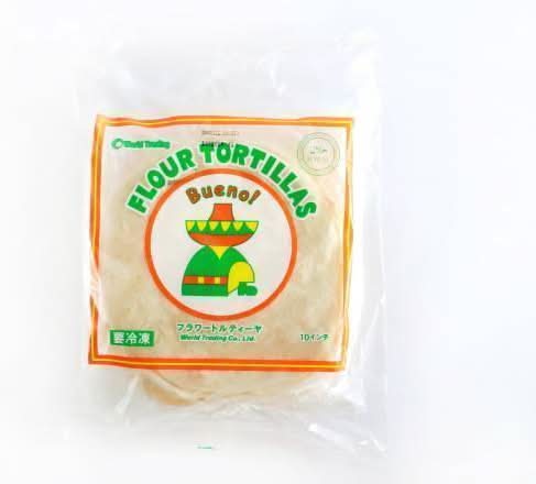 ワールドトレーディングフラワートルティーヤ (ブリトーサイズ)10枚ｘ4袋