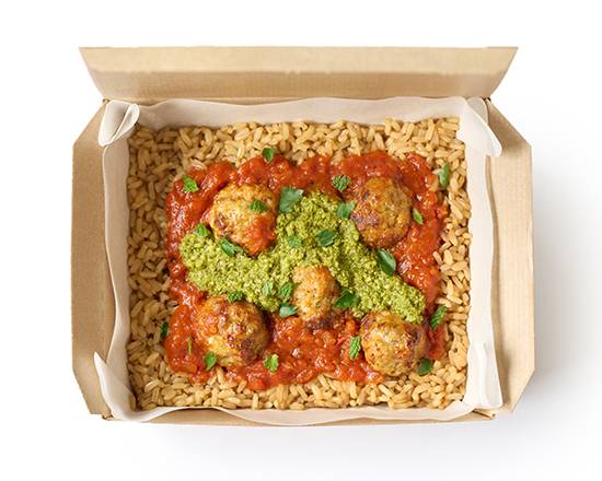 Sicilian Chicken Meatballs