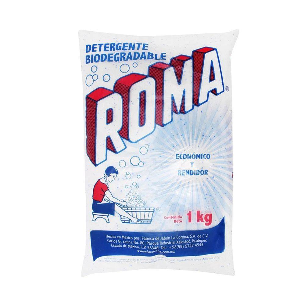 Roma · Detergente biodegradable en polvo (1 kg)