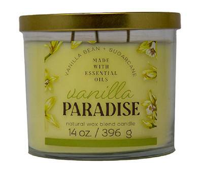 Vanilla Paradise 3-Wick Candle, 14 Oz.
