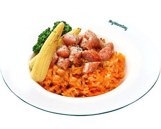 茄汁德腸燉飯Bratwurst with Tomato Sauce Stewed Rice