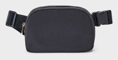 Universal Thread Essential Belt Bag, Black