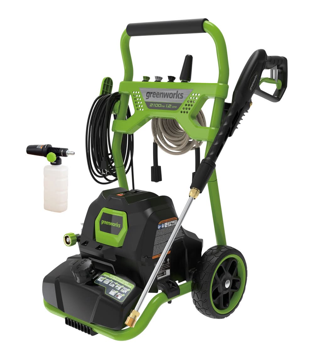 Greenworks - Nettoyeur À Pression Électrique À Eau Froide Greenworks 2100 Psi / Greenworks 2100Psi Cold Water Electric Pressure Washer