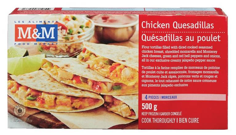 M&M Food Market Chicken Quesadillas (500 g)