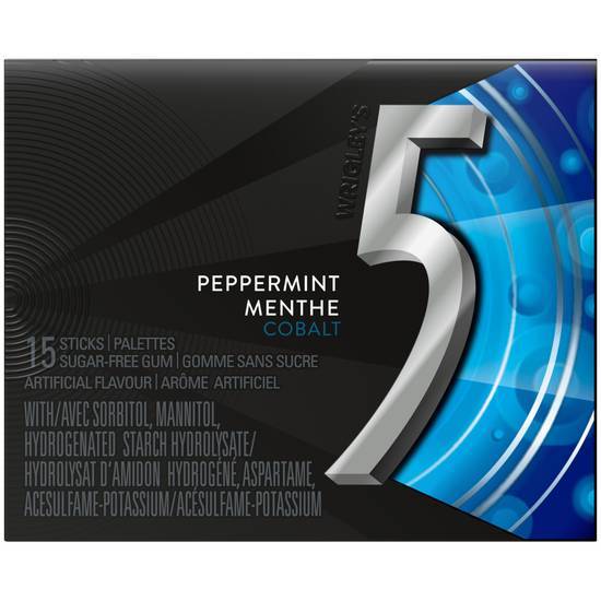5 Gum Cobalt Peppermint 15 pcs