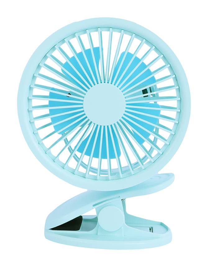 Miniso · Ventilador con clip, Mini, azul