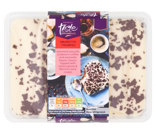 Sainsbury's Taste the Difference Amaretto Tiramisu Dessert (400g)