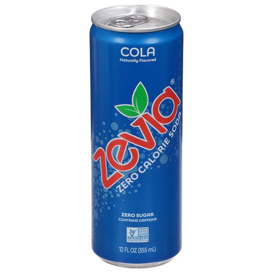 Zevia Zero Calorie Cola Soda (12 fl oz)