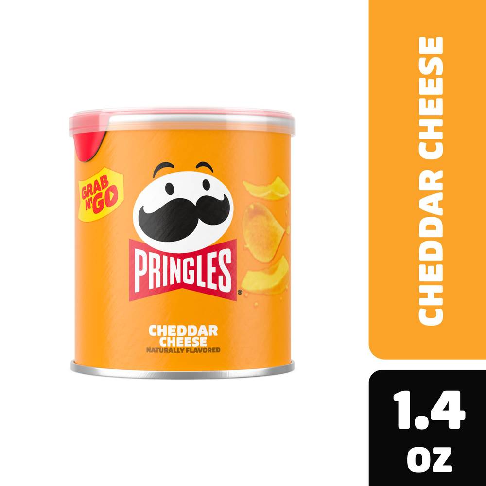 Pringles Grab N' Go Cheddar Cheese Flavored Potato Crisps (2.5 oz)