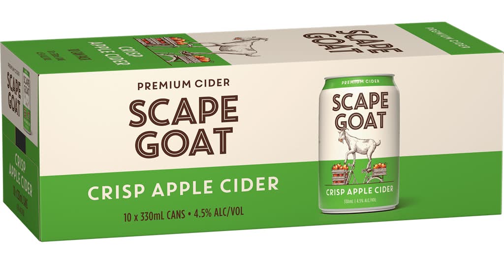 Scape Goat Premium Crisp Apple Cider 10x330ml