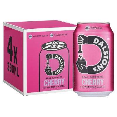 Dalston's Real Squeezed Cherry & Sparkling Water (4 ct,330ml)