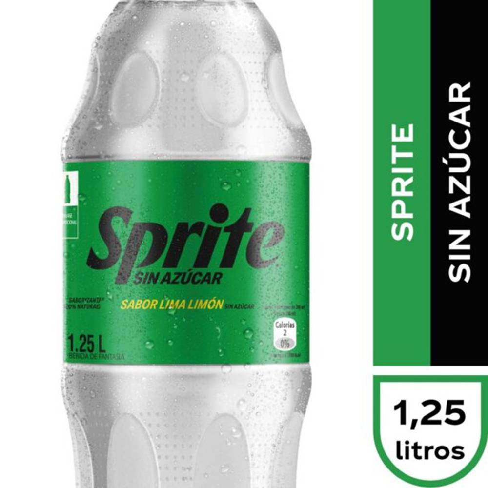 Sprite bebida zero sin azúcar (1.25 l)
