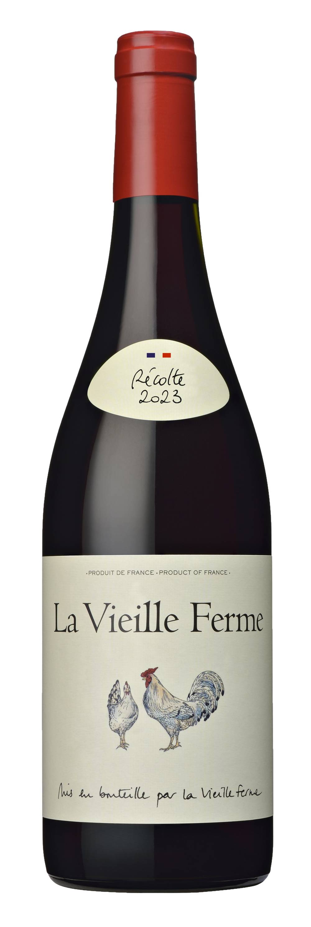 La Vieille Ferme - Vin rouge côtes du ventoux aop domestique (750ml)