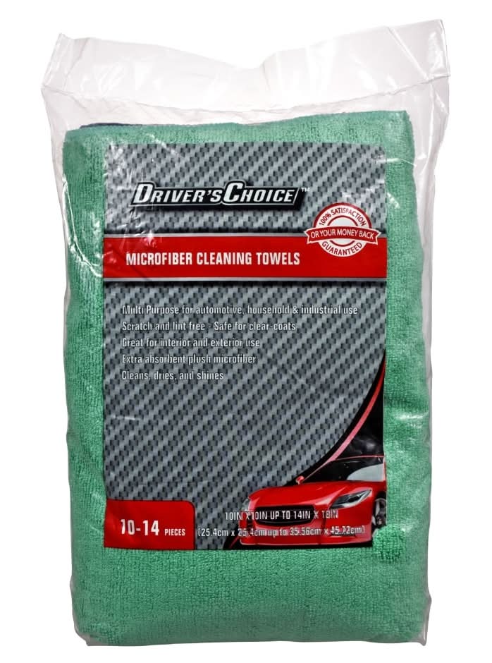 Driver's Choice Microfiber Cleaning Towels
