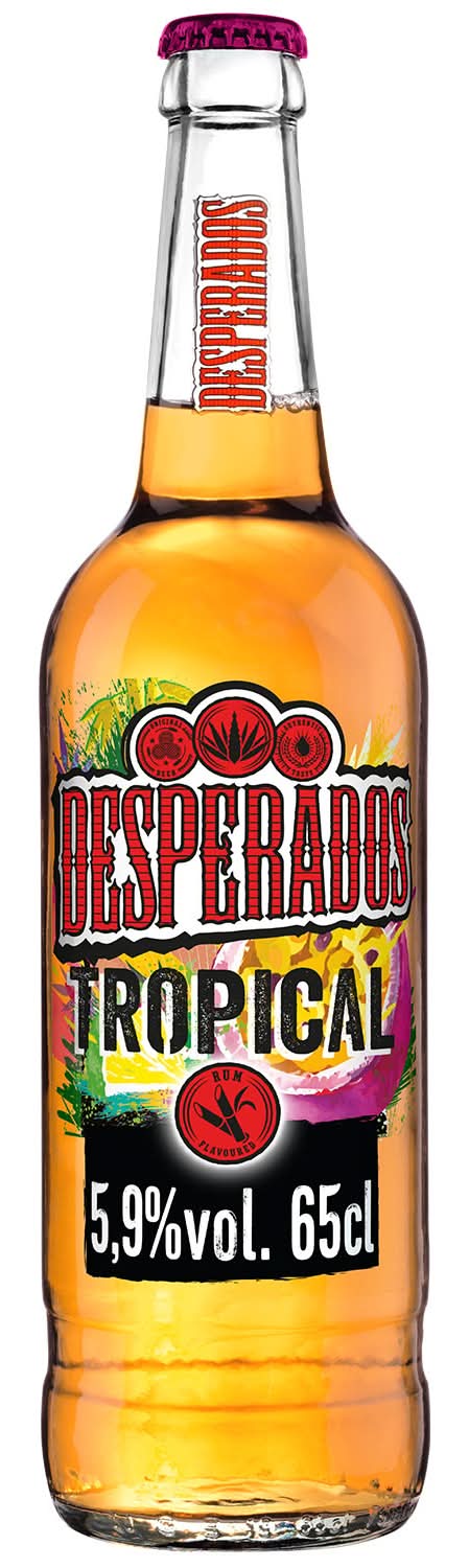 Desperados - Bière aromatisée au rhum, tropicale (650ml)