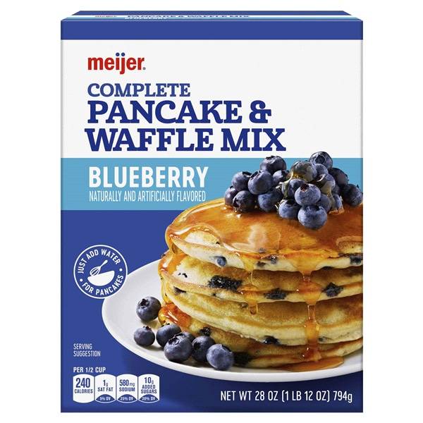 Meijer Blueberry Pancake & Waffle Mix (28 oz)