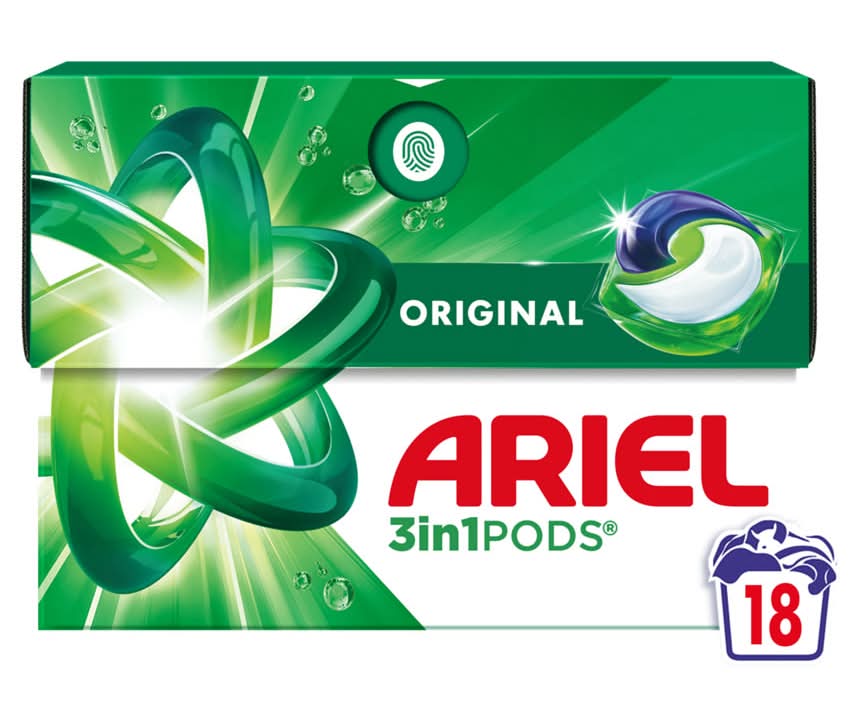 Ariel 3in1 PODS®, Washing Liquid Capsules 18 Washes