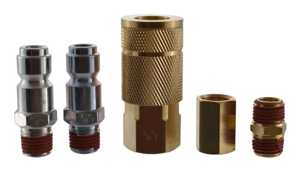 Husky 5-Piece 3/8 In. Automotive-Style Quick-Connector Kit