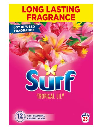 Surf Tropical Lily, Laundry Detergent Powder 23 Washes (1.15kg)