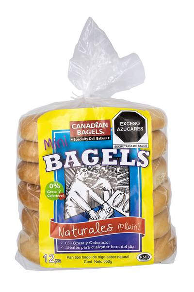 Canadian bagel pan mini bagel natural (bolsa 500 g)