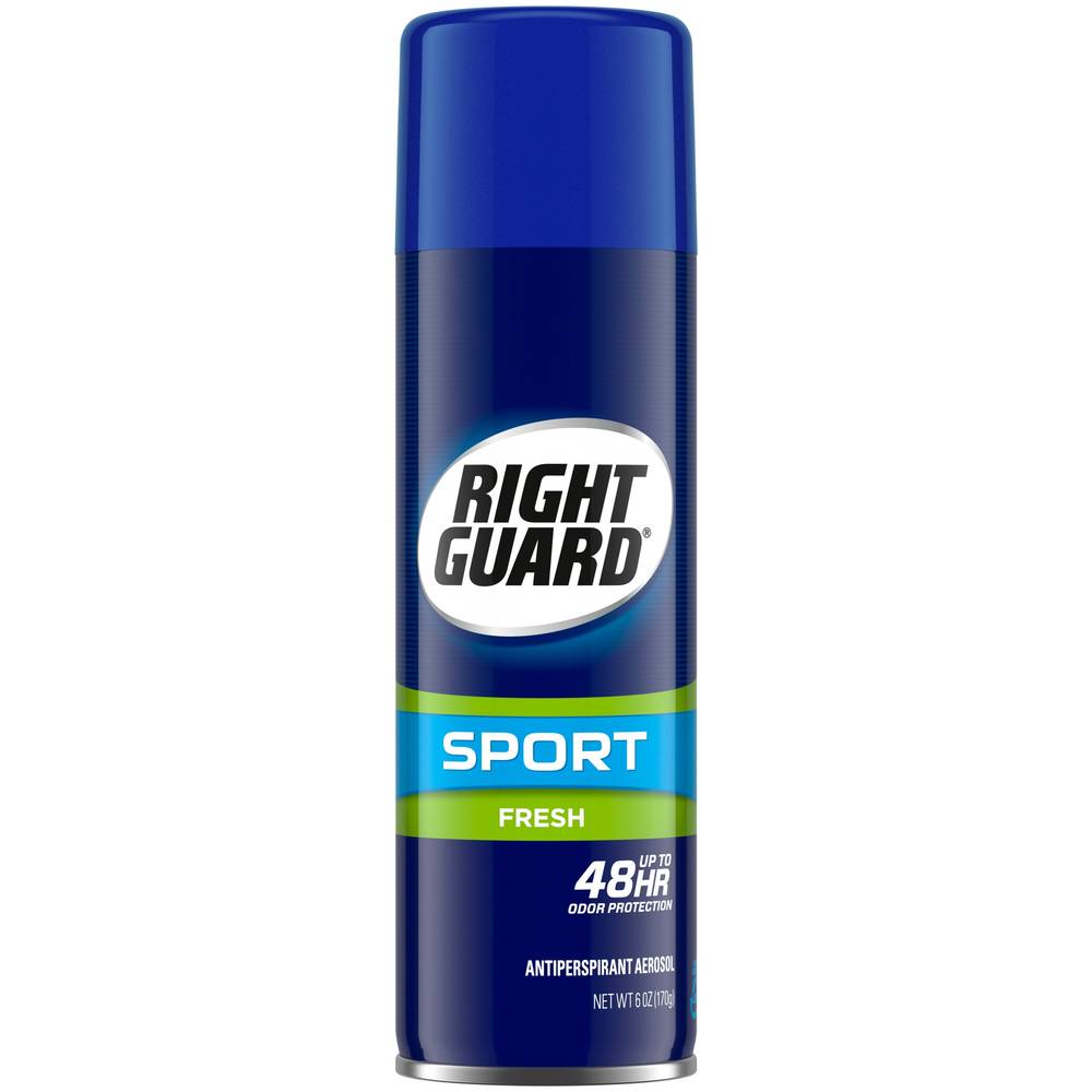 Right Guard Sport 48-Hour Antiperspirant Dry Spray, Fresh, 6 OZ