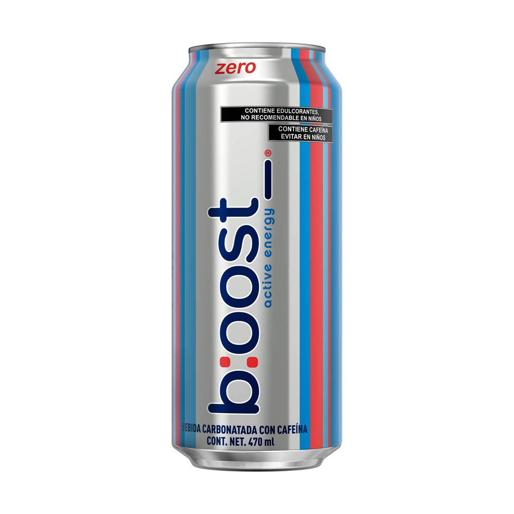 B:oost Pop · Bebida energizante bajo en calorías (470 ml)