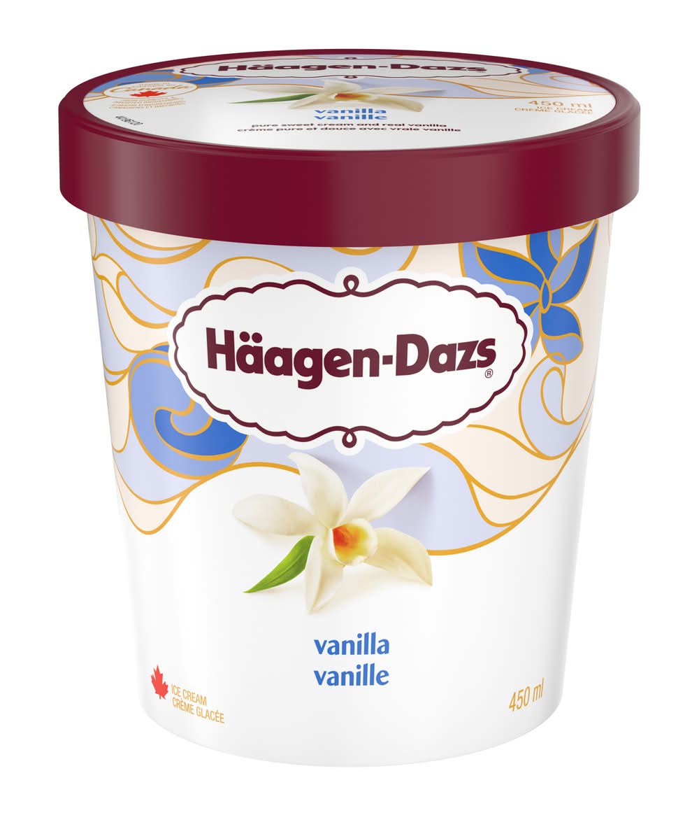 Häagen-Dazs Ice Cream, Vanilla (450 ml)