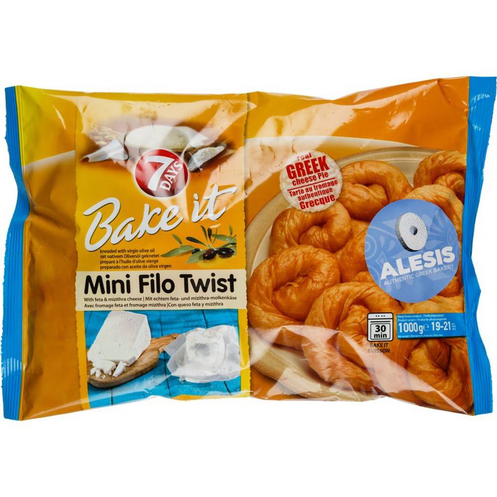 7Days Filo Mini Twist, Feta & Mizithra Cheese Delivery Near Me | Order ...