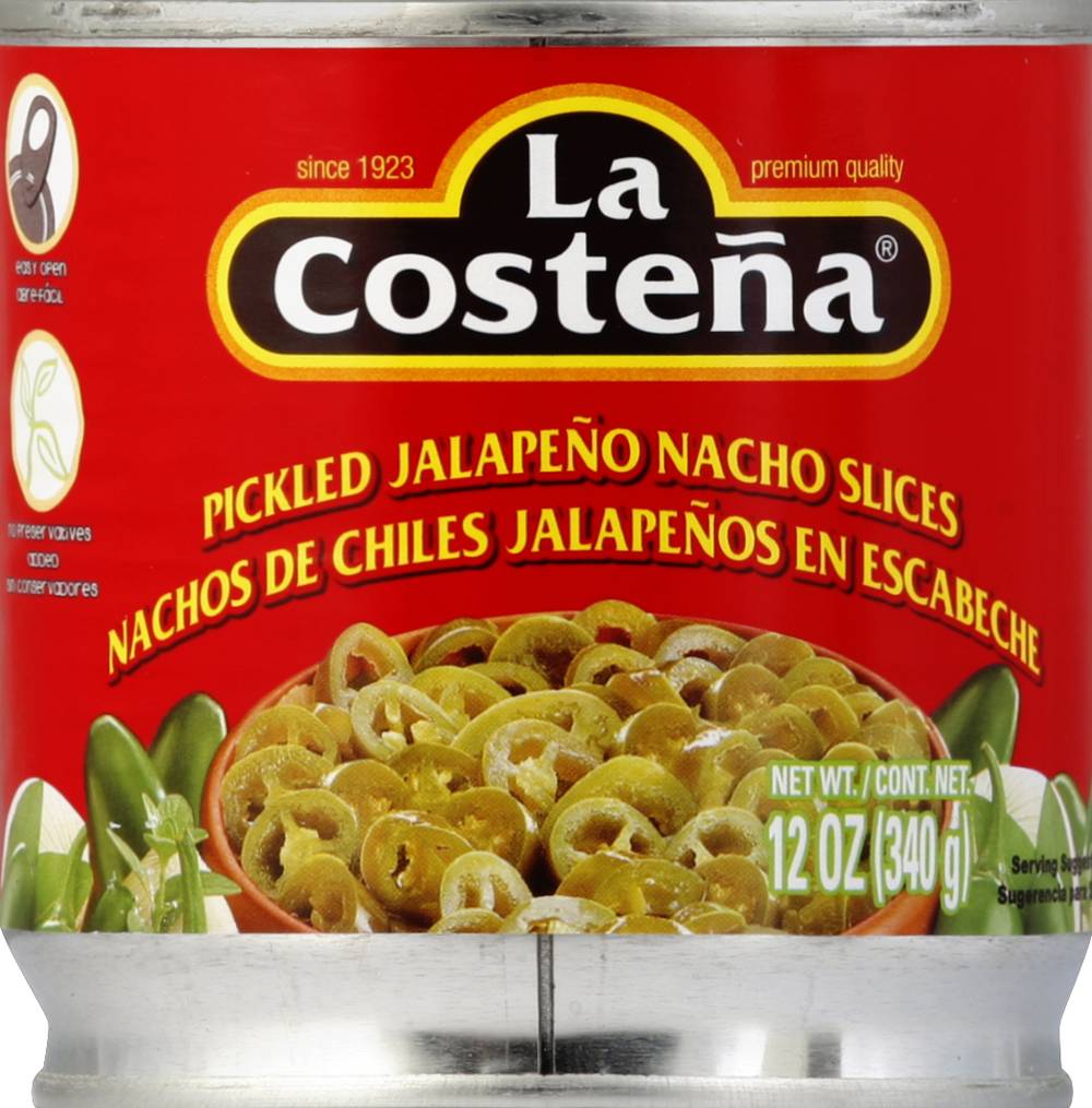 La Costeña Pickled Jalapeno Nacho Slices (12 oz)