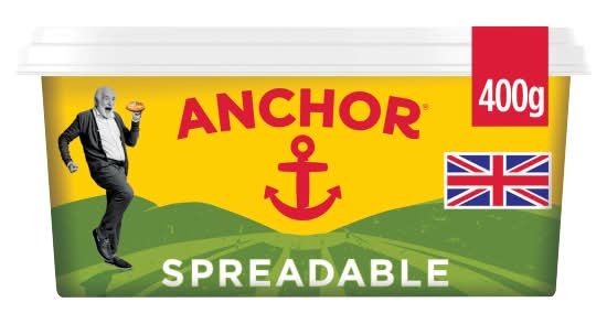 Anchor Spreadable Blend Of Butter and Rapeseed Oil (400g)