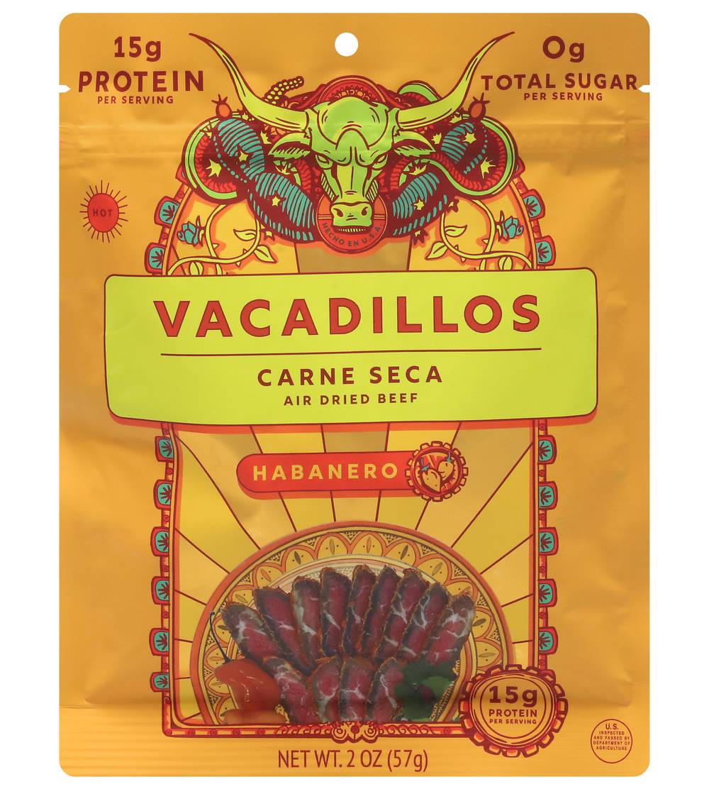 Vacadillos Air Dried Habanero Beef (2 oz)