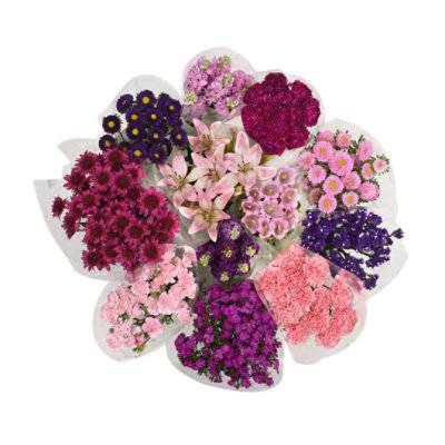 Designer Purple/Pink Bunch - Each