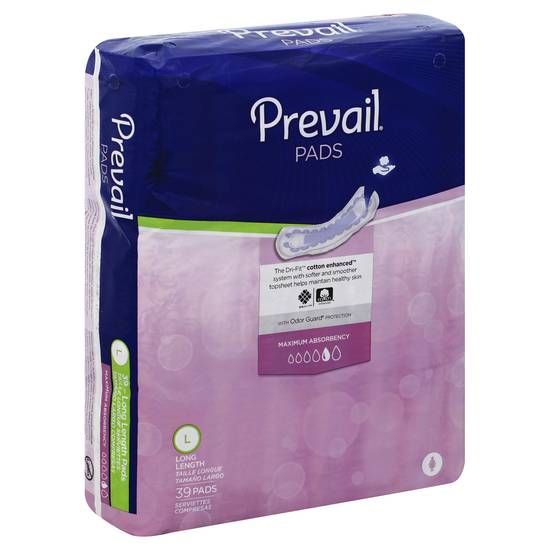 Prevail Pads Long Maximum Absorbency (39 ct)