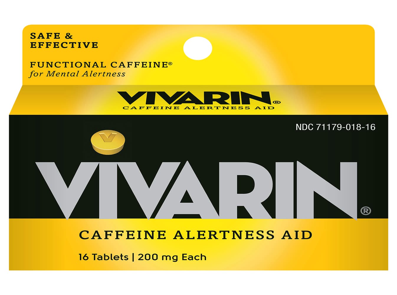 Vivarin Caffeine Alertness Aid Tablets (11.3 oz, 16 ct)