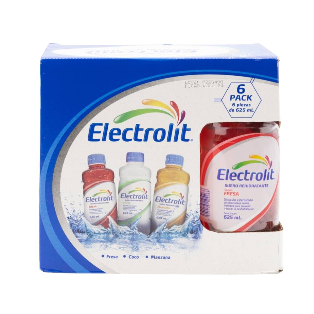 Electrolit sueros rehidratantes (pack 6 x 625 ml)