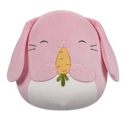 Squishmallows Bop the Bunny With Carrot Toy, Pink