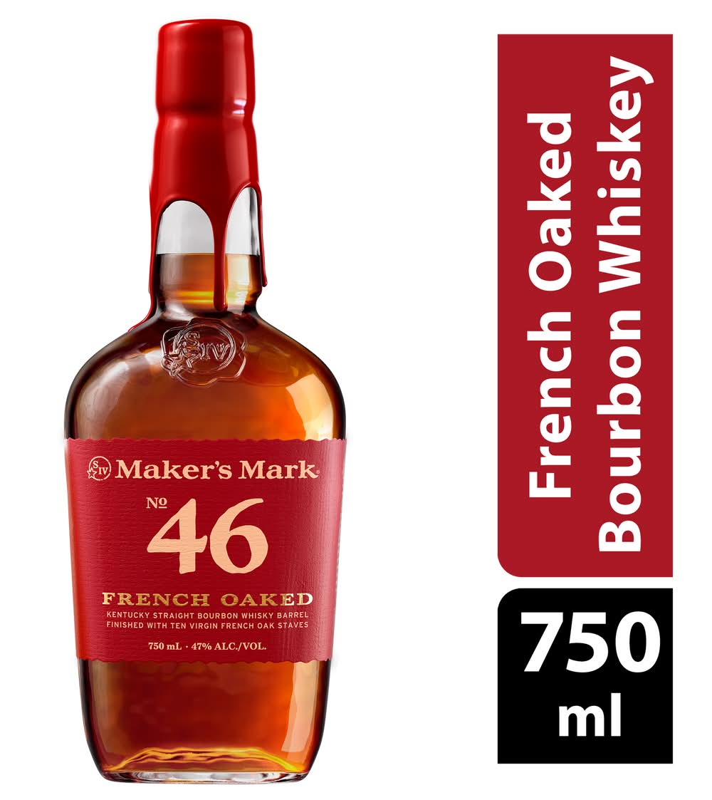 Maker's Mark No 46 French Oaked Kentucky Straight Bourbon Whisky (750 ml)