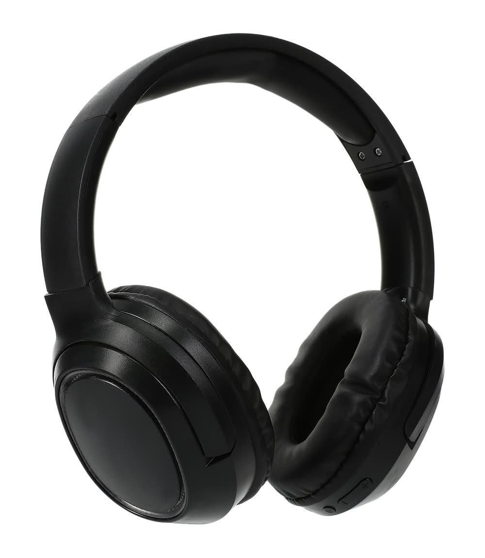 Vision Color Changing LED Bluetooth® Wireless Headphones With Mic Black