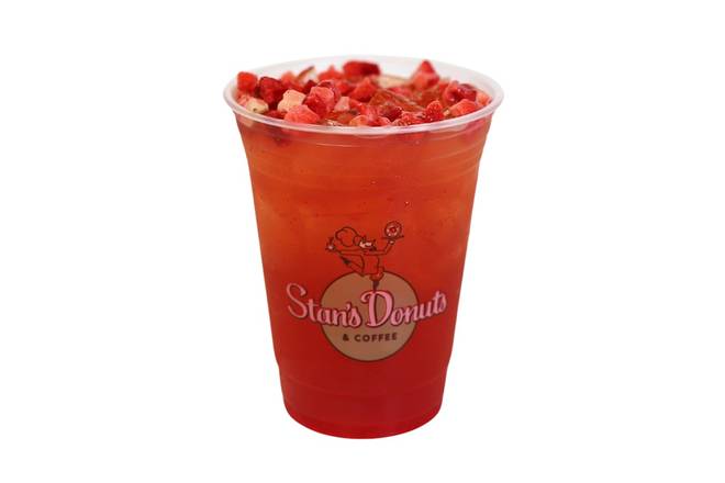 Iced Strawberry Guava Refresher