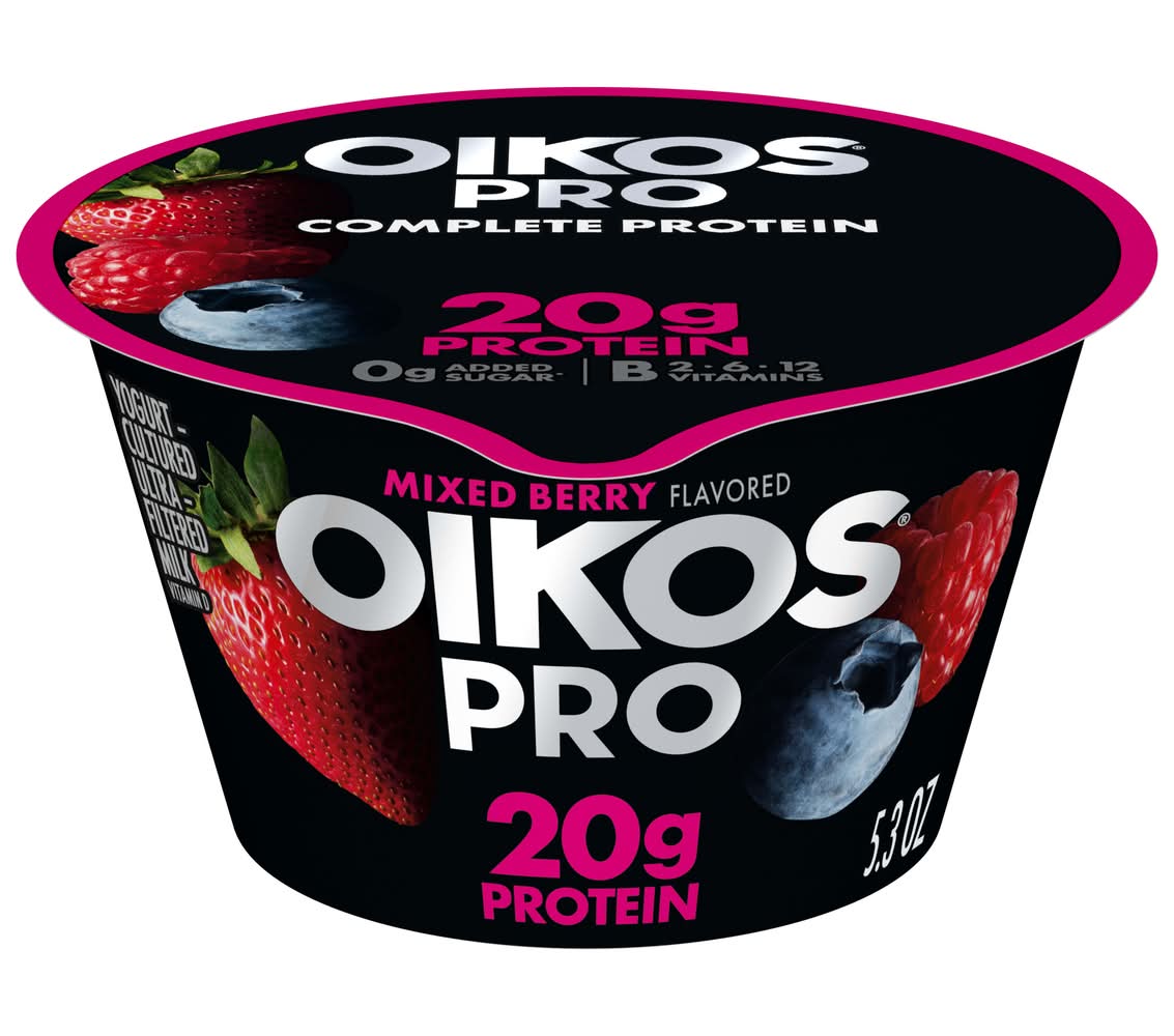 Oikos Gluten Free Pro Ultra-Filtered Yogurt, Mixed Berry (5.3 oz)
