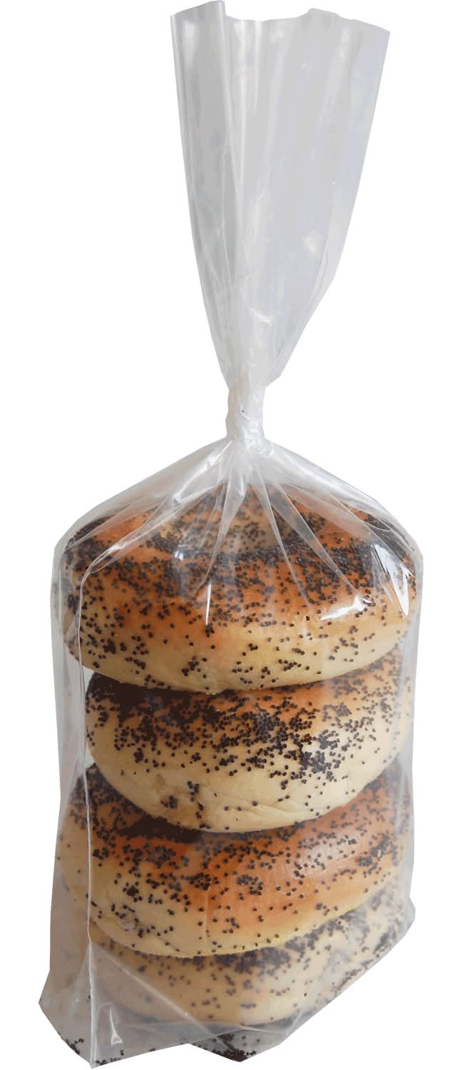 Bagel amapola (4 un)