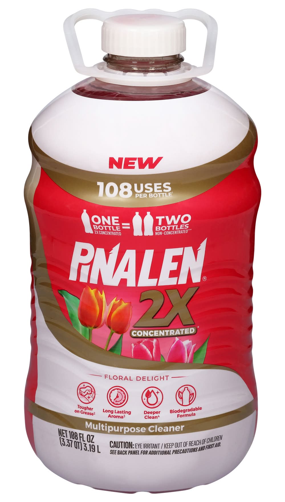 Pinalen 2X Concentrated Multipurpose Cleaner, Floral Delight (108 fl oz)