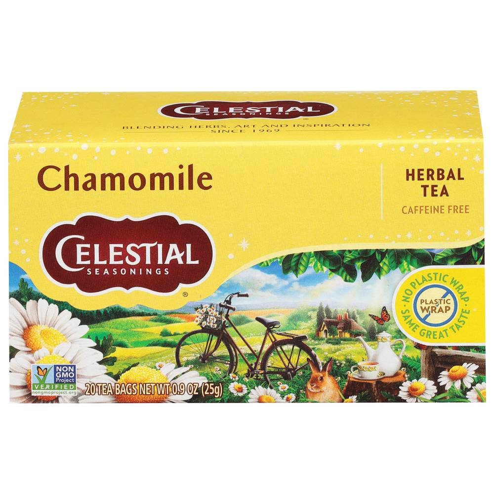 Celestial Seasonings Chamomile Herbal Tea Bags (0.9 oz, 20 ct)