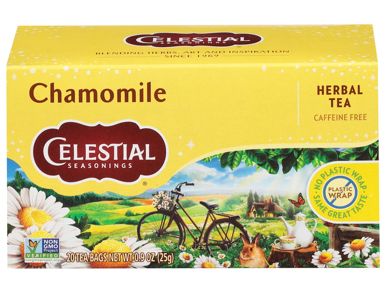 Celestial Seasonings Chamomile Herbal Tea Bags (0.9 oz, 20 ct)